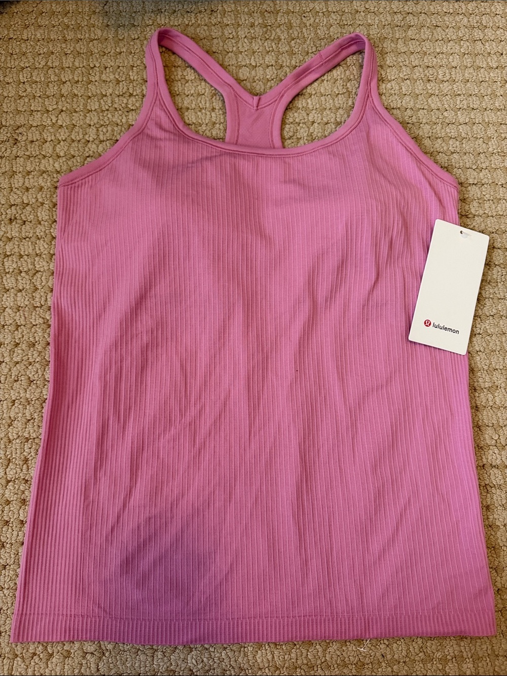 lululemon Ebb to Street Tank in Pink
